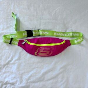Unique SKECHERS Neon Pink and Green Fanny Pack